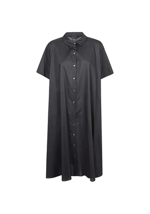 mizuiro ind short-sleeve midi dress - Blue