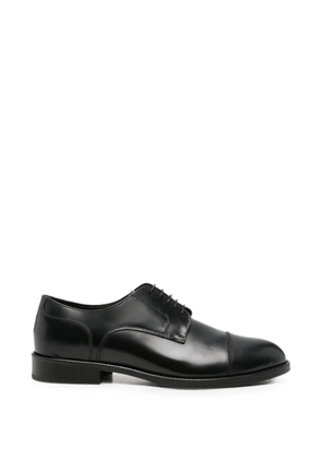 VELA SHOP leather derby shoes - Black