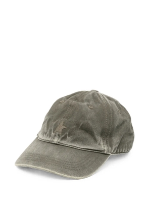 Golden Goose star-embroidered baseball cap - Green