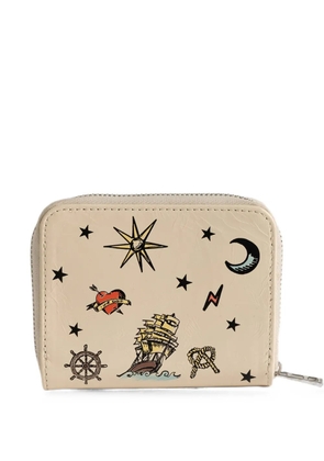Zadig&Voltaire mini ZV Tattoo wallet - Neutrals