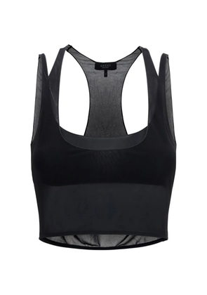 Gucci crepe-jersey bralette - Black