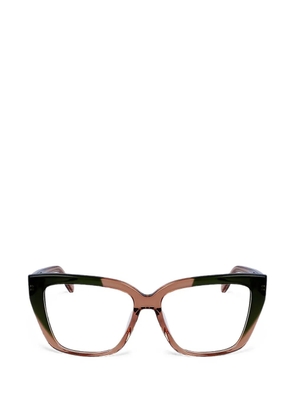 Ferragamo Eyewear cat-eye frame glasses - Brown