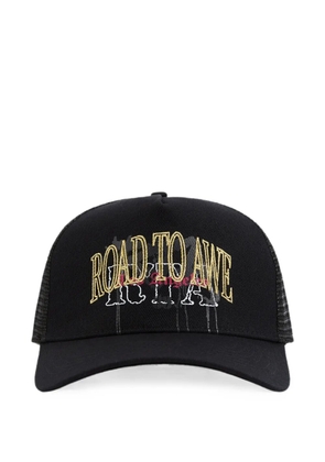 RTA Gideon logo-embroidered cap - Black