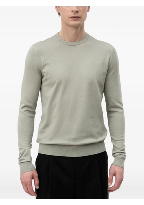 HUGO logo-patch sweater - Green