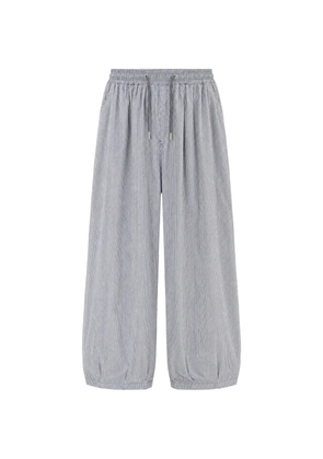estudio niksen striped balloon trousers - Blue