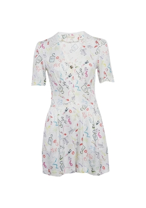 Maje short-sleeves playsuit - White
