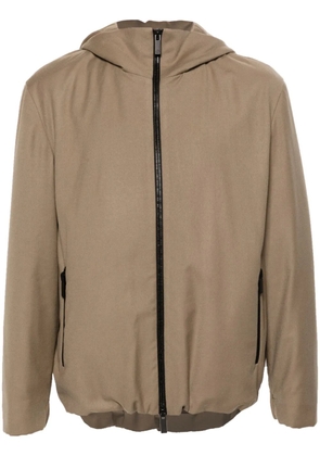 Giorgio Armani virgin wool jacket - Brown