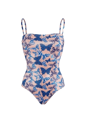 Vilebrequin butterfly-print swimsuit - Pink