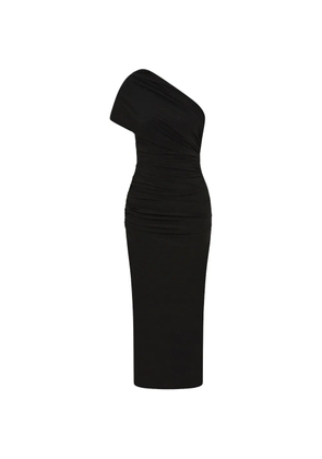 Rachel Gilbert Clay ruched-detail midi dress - Black