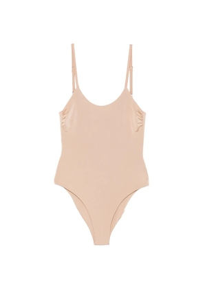 MOUTAKI ruched-detail swimsuit - Neutrals