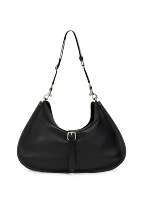 ETRO maxi tumbled leather Pony bag - Black