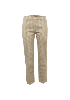 Max Mara jacquard slim-fit trousers - Neutrals