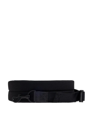 Balenciaga logo-patch bag strap - Black