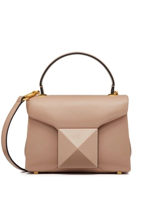 Valentino Garavani Garavani One Stud leather bag - Neutrals