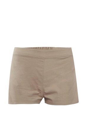 424 Datt gabardine shorts - Neutrals