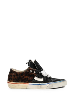 PAUL EASTERLIN Caly leopard-print sneakers - Black