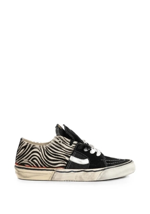 PAUL EASTERLIN zebra-print Caly sneakers - Black