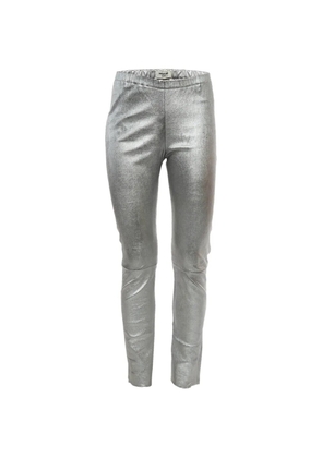 Zadig&Voltaire Deluxe leather trousers - Silver