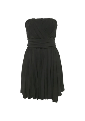 Dolce & Gabbana Pre-Owned strapless flared mini dress - Black