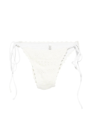 Frankies Bikinis x Jennie Mackenzie crochet bikini bottoms - Neutrals