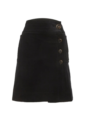Gucci Pre-Owned button-detail pencil skirt - Black