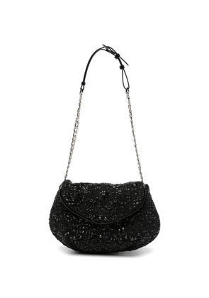 Ermanno Scervino Joy sequin-embellished shoulder bag - Black