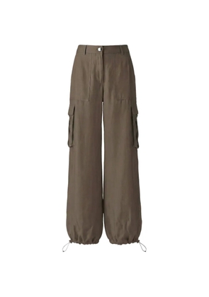 Toccin James wide-leg cargo pants - Brown
