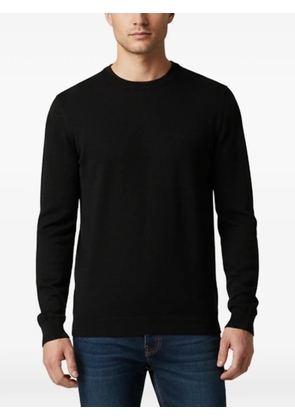 Fendi Pre-Owned logo-embroidered wool sweater - Black