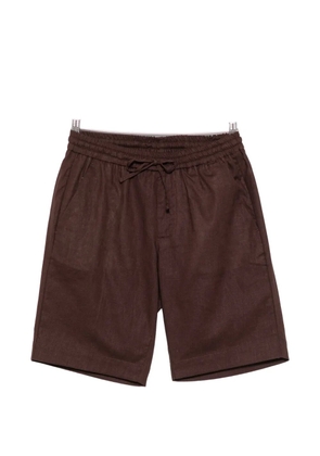 VELA SHOP drawstring-elasticated shorts - Brown