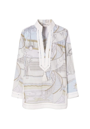 Tory Burch printed Tory tunic - Neutrals