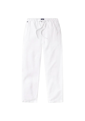 Citizens of Humanity drawstring linen trousers - White