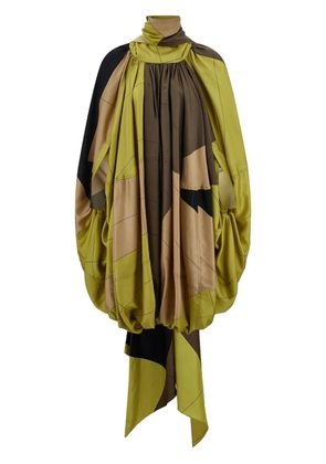 Ferragamo printed silk dress - Green