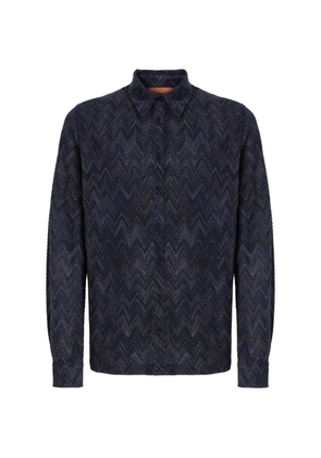 Missoni Zigzag-knit shirt - Blue