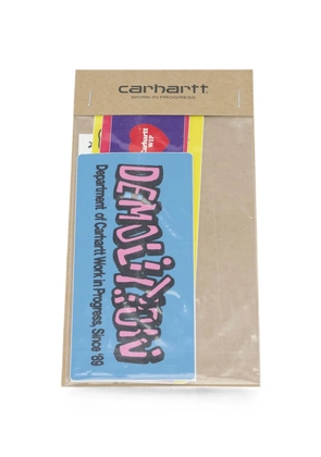 Carhartt WIP graphic-print sticker set - Blue