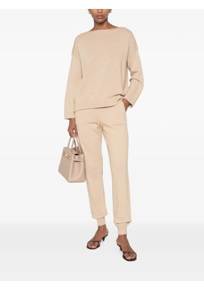 SERGIO MORETTI FIRENZE boat-neck sweater - Neutrals