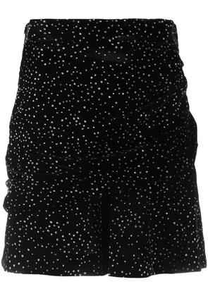 IRO Joleta polka-dot skirt - Black