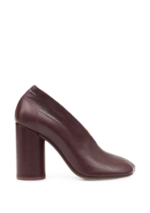 MM6 Maison Margiela nappa leather Anatomic court shoes - Purple