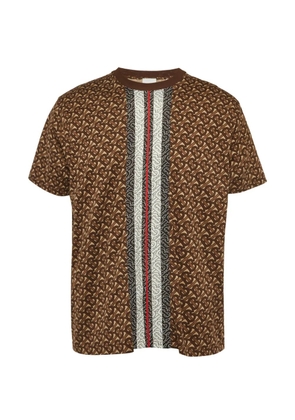 Burberry Pre-Owned TB monogram T-shirt - Brown