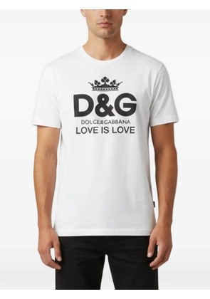 Dolce & Gabbana Pre-Owned logo-print T-shirt - White
