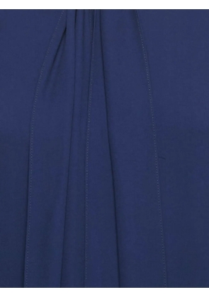 Marni Pre-Owned tie-neck satin maxi dress - Blue