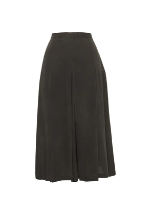 Max Mara box pleat midi skirt - Grey