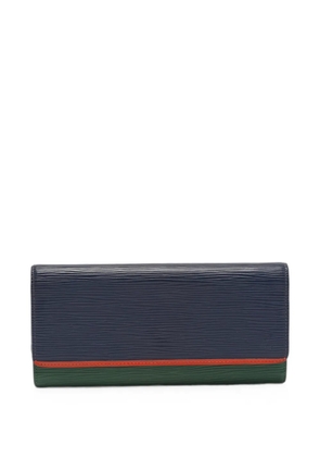 Louis Vuitton Pre-Owned 2017 Flore Épi-leather wallet - Blue