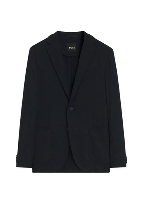 BOSS single-breasted blazer - Blue