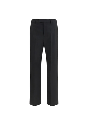 Valentino Garavani natté-wool trousers - Black