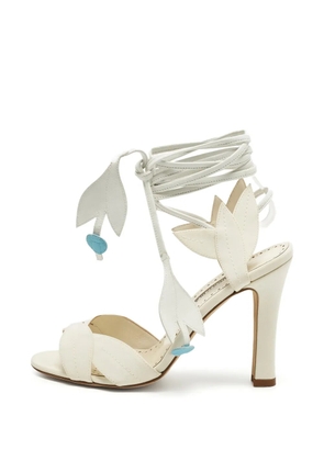 Manolo Blahnik Ossie 23 ankle strap sandals - White