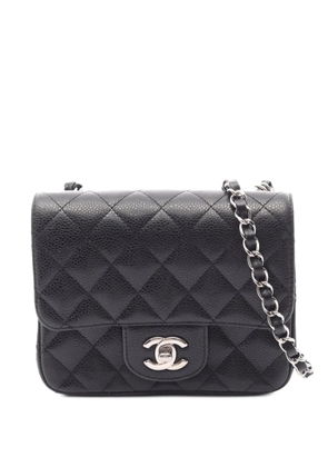 CHANEL Pre-Owned 2009-2010 mini matelassé shoulder bag - Black