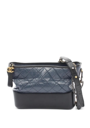 CHANEL Pre-Owned 2019 Gabrielle quilted shoulder bag - Blue