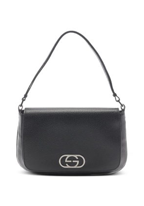 Gucci Pre-Owned 2010s Interlocking G shoulder bag - Black