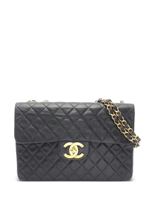 CHANEL Pre-Owned 2019 large Matelassé 34 shoulder bag - Black