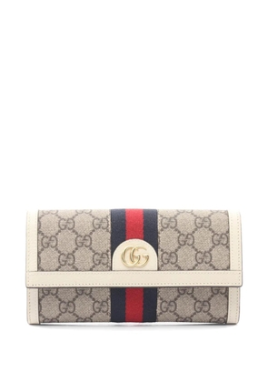 Gucci Pre-Owned 2010s Ophidia GG Supreme wallet - Neutrals